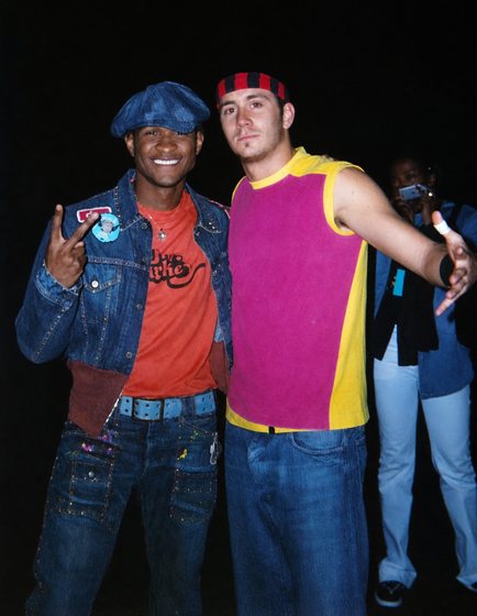 Robert with Usher
